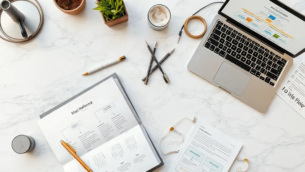 Manual de referencia con tablas de configuración y diagramas de flujo de trabajo